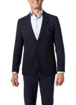 BOSS Black Herren Sakko blau Schurwolle Slim Fit