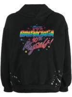 Balenciaga 90/10 Hoodie mit Slogan-Print - Schwarz