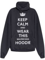 Balenciaga Keep Calm Hoodie - Schwarz