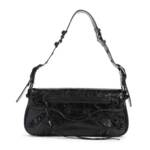 Balenciaga Shopper - Black Calf Leather Le Cago Sling S Bag - Gr. unisize - in Schwarz - für Damen