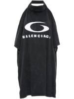 Balenciaga T-Shirt mit Cut-Outs - Schwarz