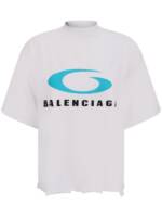 Balenciaga T-Shirt mit Logo - Weiß