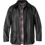 Barbour Herren Jacke schwarz Baumwolle unifarben