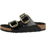 Birkenstock Arizona Big Buckle Naturleder Lack schmal Damen Sandale