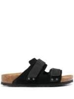 Birkenstock Uji Sandalen mit Klettverschluss - Schwarz