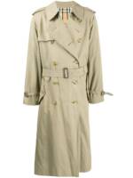 Burberry Pre-Owned 1990s Langer Trenchcoat - Nude