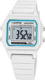 CALYPSO WATCHES Digitaluhr Calypso Herren Uhr Digital Sport K5805/1, (Digitaluhr), Herrenuhr eckig, mittel (ca. 37mm), Kunststoffarmband, Sport-Style