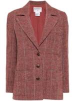 CHANEL Pre-Owned 1998 Coco Mark Blazer mit Knöpfen - Rot