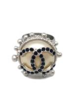 CHANEL Pre-Owned 2002 Ring mit CC - Silber