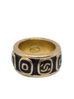 CHANEL Pre-Owned 2002 Ring mit Logo-Prägung - Gold