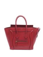 Céline Pre-Owned 1990-2023 micro Luggage Tote Handtasche - Rot