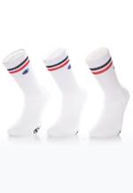 Champion - Crew Pack Of 3 WHT / WHT / WHT - Socken - Weiß - S/M - 80% Baumwolle, 15% Polyester, 5% Elastane