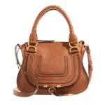 Chloé Hobo Bag - Marcie Shoulder Bag Small - Gr. unisize - in Cognacbraun - für Damen