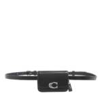 Coach Bauchtaschen - Luxe Refined Calf Leather Bandit Card Belt Bag - Gr. ONE - in Schwarz - für Damen