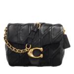 Coach Crossbody Bags - Quilted Washed Leather Times Square Tabby Shoulder - Gr. unisize - in Schwarz - für Damen