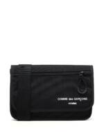 Comme des Garçons Homme logo-embroidered messenger bag - Schwarz