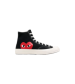 Comme des Garcons Play Sneakers - Big Heart Converse Chuck Taylor 70 High-Top-Sneake - Gr. 3 - in Schwarz - für Damen