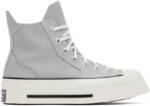 Converse Gray Chuck 70 De Luxe Squared High Top Sneakers