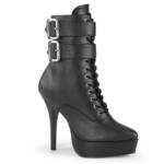 Devious INDULGE-1026 Pleaser High-Heels Stiefeletten vorn spitz geschnitten sc High-Heel-Stiefel