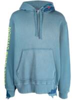Diesel Hoodie mit Logo-Print - Blau