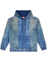 Diesel Sport-Hoodie aus Denim - Blau