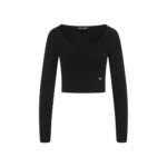 Dolce&Gabbana - Round Neck Sweater - Größe 40 - schwarz