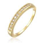 Elli Ringe - Ring Topas Edelstein Memoire 375 Gelbgold - Gr. 54 MM - in Gold - für Damen