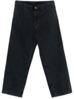 Emporio Armani Jeans mit weitem Bein - Schwarz