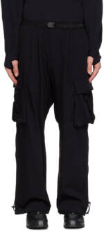 F/CE.® Black Grammici Edition Long Track Cargo Pants