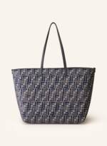 Fendi Shopper Roll Large Mit Pouch blau