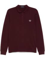 Fred Perry Poloshirt mit Logo-Stickerei - Rot