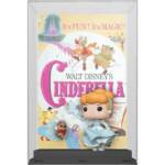 Funko Pop Sammelfigur Cinderella mit Maus Jacques und Filmposter, Disney Figur, 12, 43 cm, mit Posteraufsteller