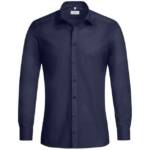 GREIFF Langarmhemd Greiff Corporate Hemd BASIC Herren Slim Fit OEKO TEX® Marine 41/42