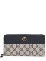 Gg Marmont Canvas Zip Around Wallet