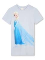 Givenchy Kids x Disney T-Shirtkleid mit Elsa-Print - Blau