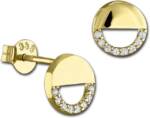 GoldDream Paar Ohrstecker GoldDream Damen Ohrringe Rund Zirkonia (Ohrstecker), Damen Ohrstecker (Rund) aus 333 Gelbgold - 8 Karat, Ø ca. 7mm