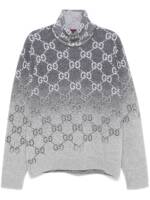 Gucci Pullover aus GG Degradé-Jacquard - Grau