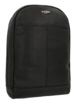 Gusti Leder Rucksack Larisa (1-tlg), Rucksack Cityrucksack Lederrucksack Damen Herren Leder Schwarz