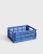 HAY Colour Crate Medium men Home deco blue in Größe:ONE SIZE