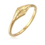 Haze & Glory Ringe - Ring Siegelring Marquis - Gratitude 375 Gelbgold - Gr. 54 MM - in Gold - für Damen