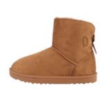 Ital-Design Damen Snowboots Freizeit Snowboots (84906786) Flach Flache Stiefeletten in Camel