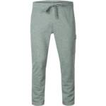 JUVIA Herren Sweatpants grün Baumwolle meliert