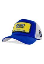 John Hatter & Co. Trucker Cap John Hatter & Co Trucker Cap HERR OBER EIS BITTE Royal Blue Blau