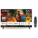 KB Elements ELT55QL7DE QLED-Fernseher (139,00 cm/55 Zoll, 4K Ultra HD, Smart TV, QLED, 4K UHD, HDR10+, webOS Betriebssystem, Magic Fernbedienung)