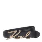 Karl Lagerfeld Gürtel - K/Signature Belt - Gr. L - in Schwarz - für Damen