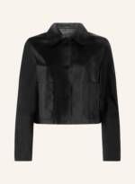 Karl Lagerfeld Lederjacke schwarz