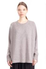 LARENS Zurich Damen Kaschmir Pullover oversized nude