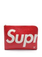 Louis Vuitton Pre-Owned x Supreme 2017 Pochette Joule GM Clutch - Rot