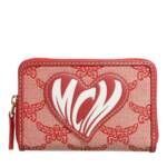 MCM Portemonnaie - Himmel Valentine's Day Zip Around Wallet - Gr. unisize - in Rot - für Damen