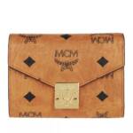 MCM Portemonnaie - Tracy Visetos Small Wallet - Gr. unisize - in Cognacbraun - für Damen